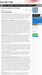 Mobile Screenshot of knowseotricks.com